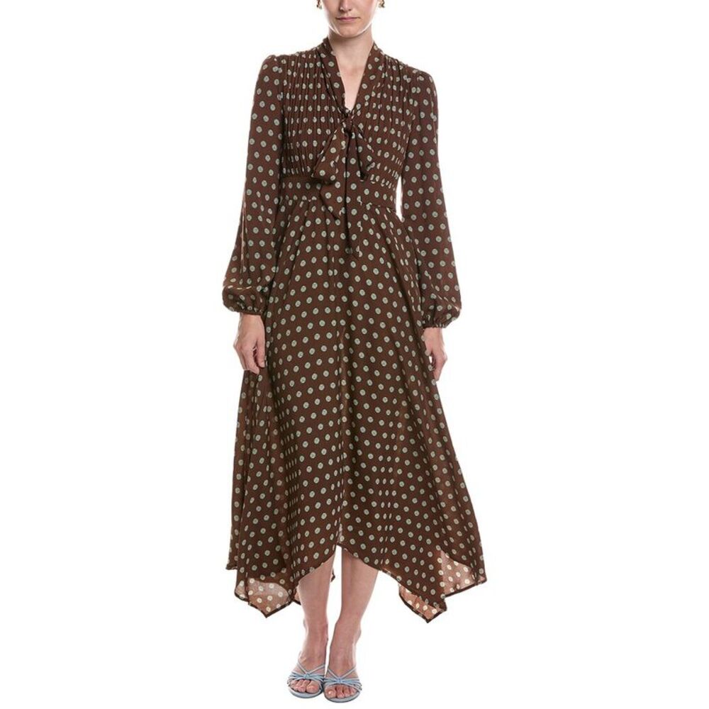 Moonsea Womens A-Line Dress, Brown